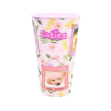 Állatos Cutiez 3D hatású műanyag pohár 480 ml Állatos Cutiez 3D hatású műanyag pohár 480 ml