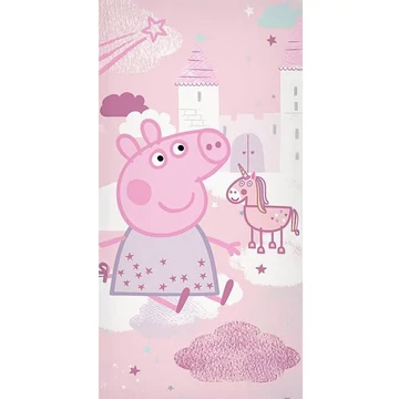 Peppa malac Dreamland fürdőlepedő, strand törölköző 70x140cm Peppa malac Dreamland fürdőlepedő, strand törölköző 70x140cm