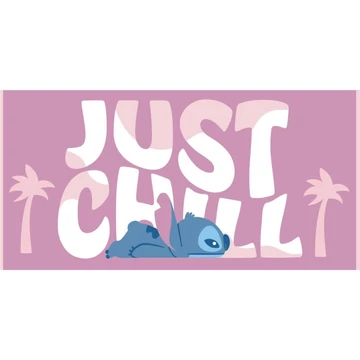 Disney Lilo és Stitch, A csillagkutya Just Chill fürdőlepedő, strand törölköző 70x140cm (Fast Dry) Disney Lilo és Stitch, A csillagkutya Just Chill fürdőlepedő, strand törölköző 70x140cm (Fast Dry)