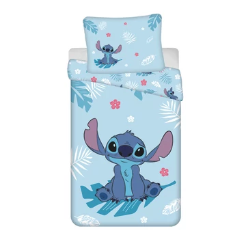 Disney Lilo és Stitch, A csillagkutya Blue ágyneműhuzat 140×200cm, 70×90 cm Disney Lilo és Stitch, A csillagkutya Blue ágyneműhuzat 140×200cm, 70×90 cm