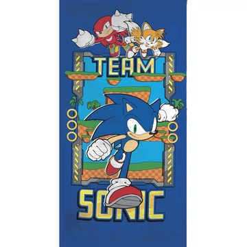 Sonic a sündisznó Ring Team fürdőlepedő, strand törölköző 70x140cm (Fast Dry) Sonic a sündisznó Ring Team fürdőlepedő, strand törölköző 70x140cm (Fast Dry)