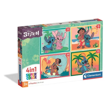 Disney Lilo és Stitch, A csillagkutya Ohana Moments 4 az 1-ben puzzle Clementoni Disney Lilo és Stitch, A csillagkutya Ohana Moments 4 az 1-ben puzzle Clementoni
