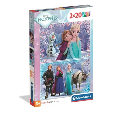 Disney Jégvarázs Team Quest 2x20 db-os puzzle Clementoni Disney Jégvarázs Team Quest 2x20 db-os puzzle Clementoni
