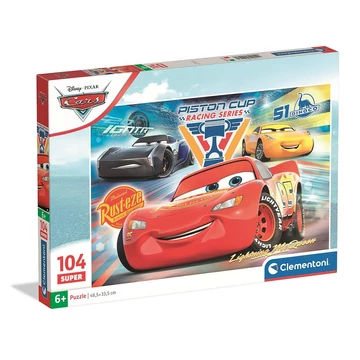 Disney Verdák Piston Cup 104 db-os puzzle Clementoni Disney Verdák Piston Cup 104 db-os puzzle Clementoni