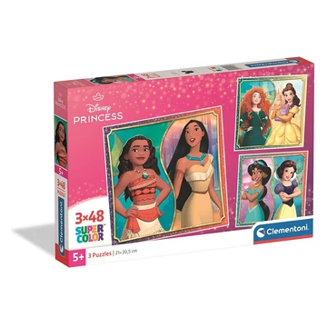 Disney Hercegnők Portrait 3x48 db-os puzzle Clementoni Disney Hercegnők Portrait 3x48 db-os puzzle Clementoni