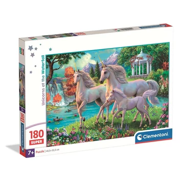 Unikornis Waterfall 180 db-os puzzle Clementoni Unikornis Waterfall 180 db-os puzzle Clementoni