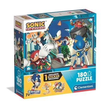 Sonic a sündisznó Turbo Trouble 180 db-os puzzle Clementoni Sonic a sündisznó Turbo Trouble 180 db-os puzzle Clementoni
