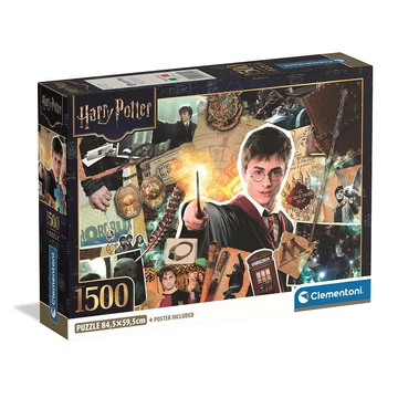 Harry Potter Scrapbook 1500 db-os Compact puzzle Clementoni Harry Potter Scrapbook 1500 db-os Compact puzzle Clementoni