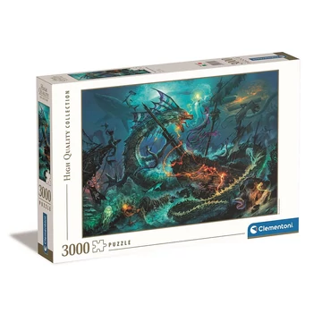Fantázia világ Underwater Battle 3000 db-os puzzle Clementoni Fantázia világ Underwater Battle 3000 db-os puzzle Clementoni