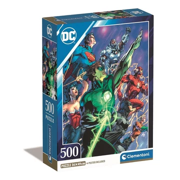Az Igazság Ligája Rising 500 db-os Compact puzzle Clementoni Az Igazság Ligája Rising 500 db-os Compact puzzle Clementoni