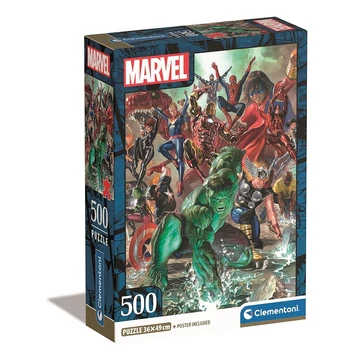 Bosszúállók Assembly 500 db-os Compact puzzle Clementoni Bosszúállók Assembly 500 db-os Compact puzzle Clementoni