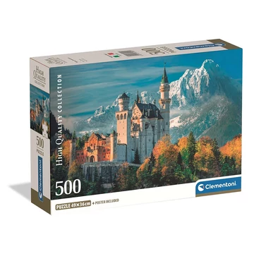 Németország Neuschwantein 500 db-os Compact puzzle Clementoni Németország Neuschwantein 500 db-os Compact puzzle Clementoni