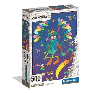 Színes Mordillo 500 db-os Compact puzzle Clementoni Színes Mordillo 500 db-os Compact puzzle Clementoni