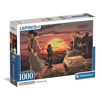 Lupin III Sunset 1000 db-os Compact puzzle Clementoni Lupin III Sunset 1000 db-os Compact puzzle Clementoni