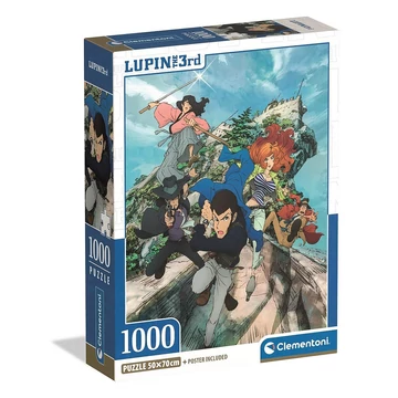 Lupin III Grand Escape 1000 db-os Compact puzzle Clementoni Lupin III Grand Escape 1000 db-os Compact puzzle Clementoni