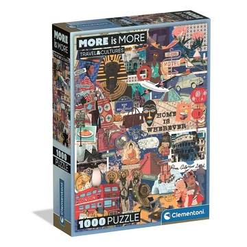 Utazás Cultures 1000 db-os Compact puzzle Clementoni Utazás Cultures 1000 db-os Compact puzzle Clementoni
