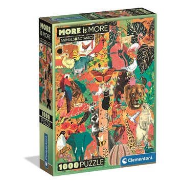 Állatos Botanics 1000 db-os Compact puzzle Clementoni Állatos Botanics 1000 db-os Compact puzzle Clementoni