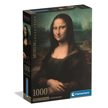 Művészet Mona Lisa 1000 db-os Compact puzzle Clementoni Művészet Mona Lisa 1000 db-os Compact puzzle Clementoni