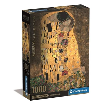 Művészet The Kiss 1000 db-os Compact puzzle Clementoni Művészet The Kiss 1000 db-os Compact puzzle Clementoni