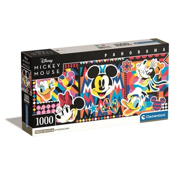 Disney Mickey Pop Art 1000 db-os panorama Compact puzzle Clementoni Disney Mickey Pop Art 1000 db-os panorama Compact puzzle Clementoni