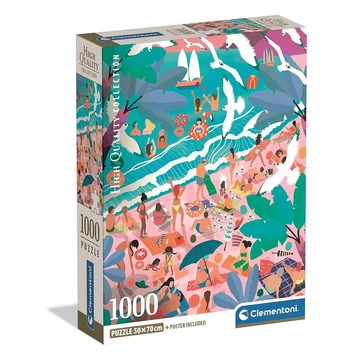 Tengerpart Sunday 1000 db-os Compact puzzle Clementoni Tengerpart Sunday 1000 db-os Compact puzzle Clementoni