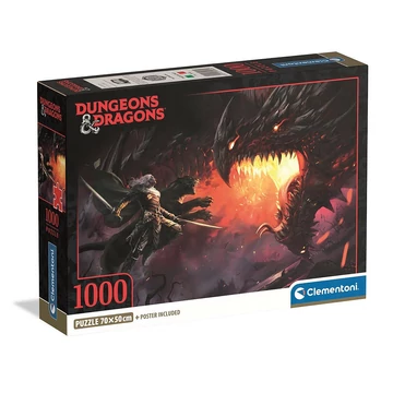 Dungeons & Dragons Dark Elf 1000 db-os Compact puzzle Clementoni Dungeons & Dragons Dark Elf 1000 db-os Compact puzzle Clementoni