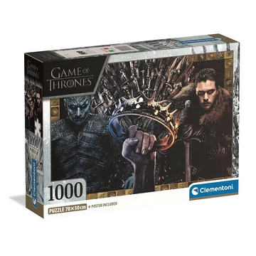 Trónok Harca Ice and Fire 1000 db-os Compact puzzle Clementoni Trónok Harca Ice and Fire 1000 db-os Compact puzzle Clementoni