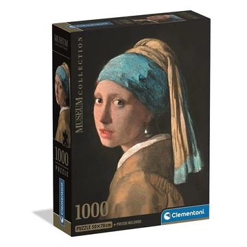 Művészet Girl with a Pearl Earring 1000 db-os Compact puzzle Clementoni Művészet Girl with a Pearl Earring 1000 db-os Compact puzzle Clementoni