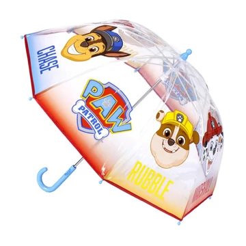 Mancs Őrjárat Rain Guard gyerek átlátszó esernyő Ø71 cm Mancs Őrjárat Rain Guard gyerek átlátszó esernyő Ø71 cm
