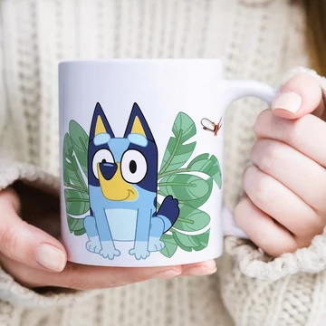 Bluey Leaves porcelán bögre 235 ml (8 oz) Díszdobozban Bluey Leaves porcelán bögre 235 ml (8 oz) Díszdobozban