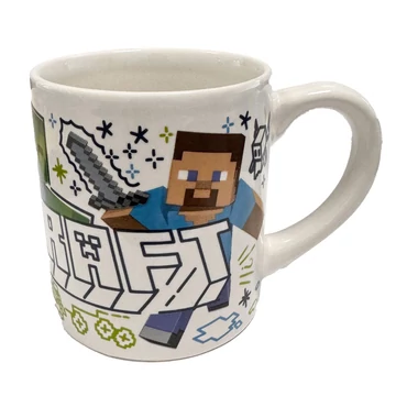 Minecraft Explore More porcelán bögre 235 ml (8 oz) Díszdobozban Minecraft Explore More porcelán bögre 235 ml (8 oz) Díszdobozban