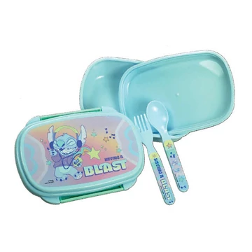 Disney Lilo és Stitch, a csillagkutya Blast szendvicsdoboz + evőeszköz szett Disney Lilo és Stitch, a csillagkutya Blast szendvicsdoboz + evőeszköz szett