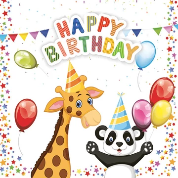 Happy Birthday Star szalvéta 20 db-os 33x33 cm Happy Birthday Star szalvéta 20 db-os 33x33 cm
