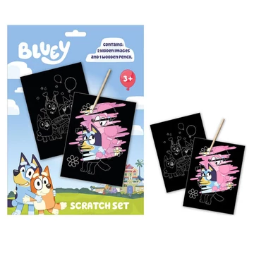 Bluey Life scratch képkarcoló készlet Bluey Life scratch képkarcoló készlet