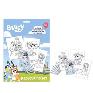 Bluey Life színező szett matricával Bluey Life színező szett matricával