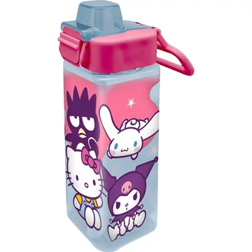 Hello Kitty Friends square műanyag szívószálas kulacs 500 ml Hello Kitty Friends square műanyag szívószálas kulacs 500 ml
