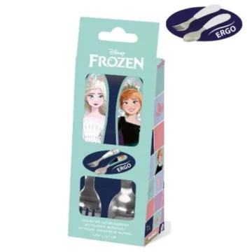Disney Jégvarázs Snowy Tale fém ergo evőeszköz készlet - 2 darabos Disney Jégvarázs Snowy Tale fém ergo evőeszköz készlet - 2 darabos