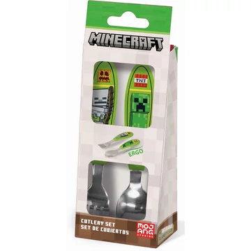 Minecraft Core fém ergo evőeszköz készlet - 2 darabos Minecraft Core fém ergo evőeszköz készlet - 2 darabos