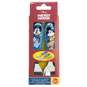 Disney Mickey True Champions fém ergo evőeszköz készlet - 2 darabos Disney Mickey True Champions fém ergo evőeszköz készlet - 2 darabos