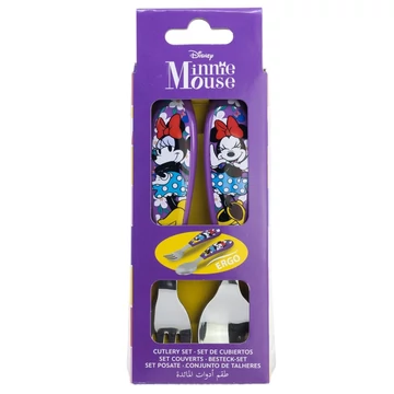 Disney Minnie Sunshine fém ergo evőeszköz készlet - 2 darabos Disney Minnie Sunshine fém ergo evőeszköz készlet - 2 darabos