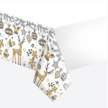 Karácsonyi Nordic Style papír asztalterítő 120x180 cm