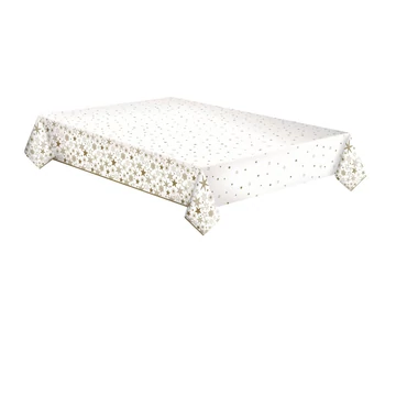 Karácsonyi Gold Stars papír asztalterítő 120x180 cm