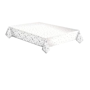 Karácsonyi Silver Stars papír asztalterítő 120x180 cm