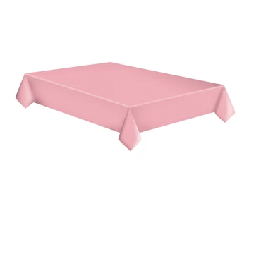 Rózsaszín White Dots papír asztalterítő 120x180 cm