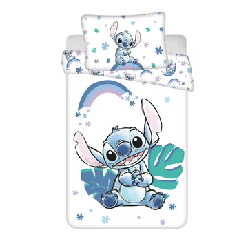 Disney Lilo és Stitch, A csillagkutya Rainbow gyerek, ovis ágyneműhuzat 100×135 cm, 40×60 cm Disney Lilo és Stitch, A csillagkutya Rainbow gyerek, ovis ágyneműhuzat 100×135 cm, 40×60 cm