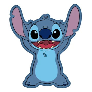 Disney Lilo és Stitch, A csillagkutya Alien formapárna, díszpárna 35 cm
