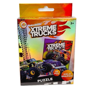 Jármű Xtreme hologrammos mini puzzle 35 db-os Jármű Xtreme hologrammos mini puzzle 35 db-os