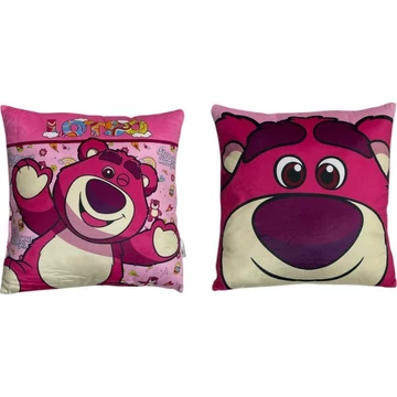 Disney Játékháború Lotso párna, díszpárna 38x38 cm