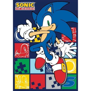 Sonic a sündisznó Blue Blur polár takaró 100x140cm Sonic a sündisznó Blue Blur polár takaró 100x140cm