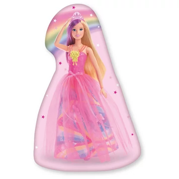 Barbie Fairy Spark formapárna, díszpárna 40x28 cm Velúr